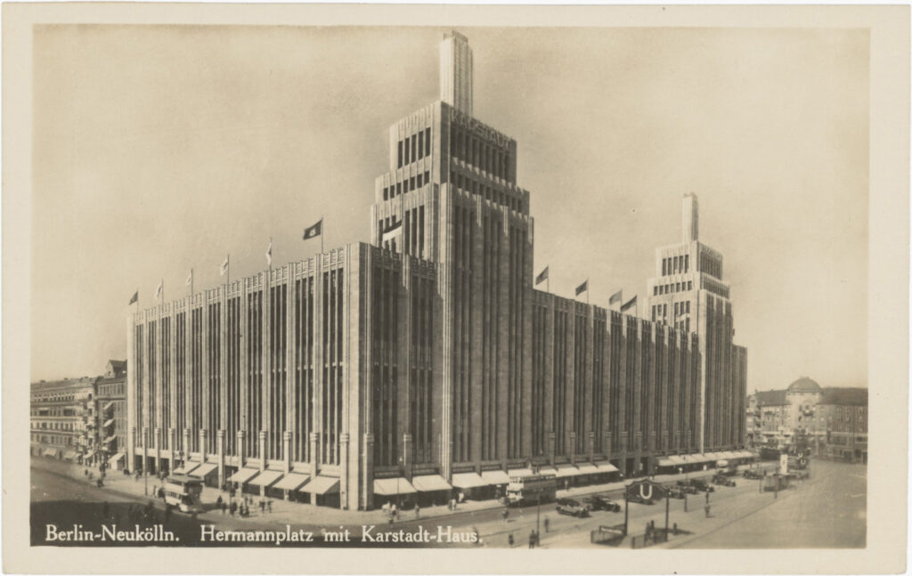 Hermannplatz mit Karstadt-Haus, (o. D.), (o. V.), Sammlung: Peter Plewka / FHXB Friedrichshain-Kreuzberg Museum, 1918v.