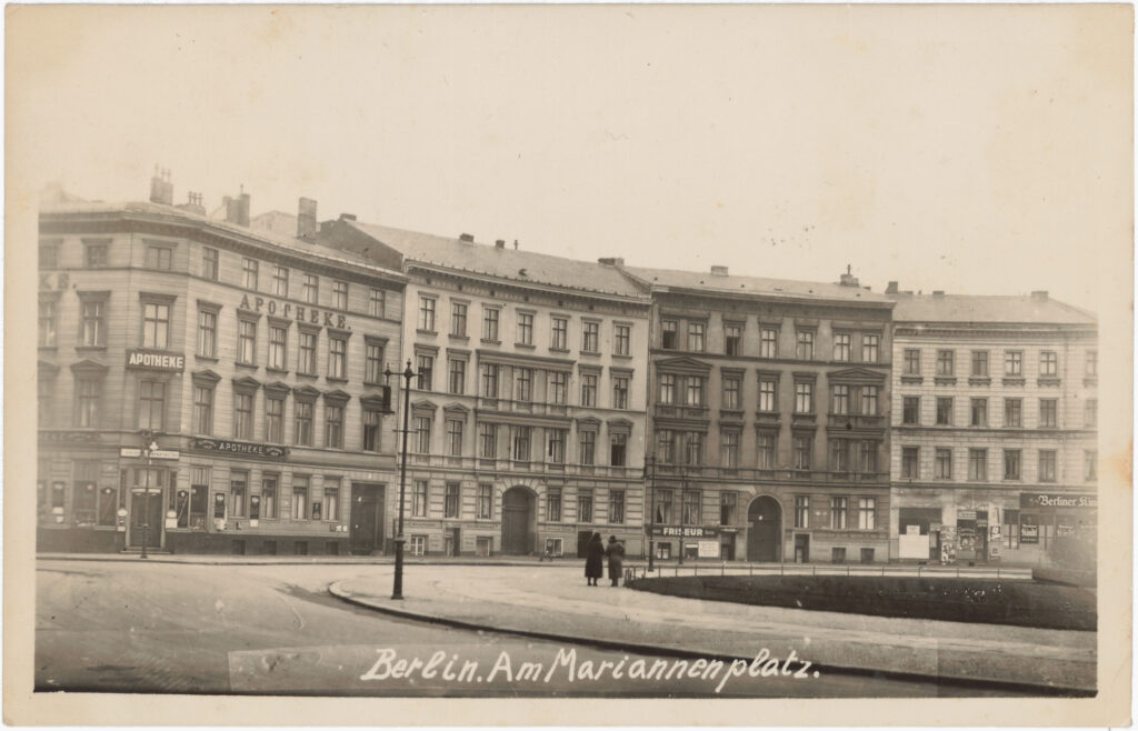 „Am Mariannenplatz“no date (sent: date unrecognizable), SPP / FHXB 2829